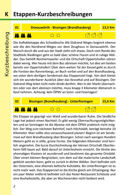 Produktbild: Schw&auml;bische Alb S&uuml;drand-Weg HW2