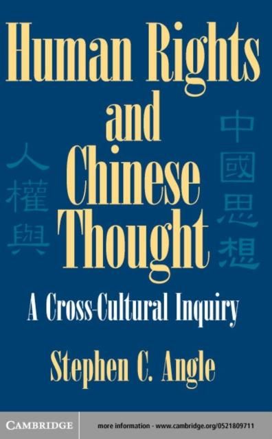 Produktbild: Human Rights in Chinese Thought