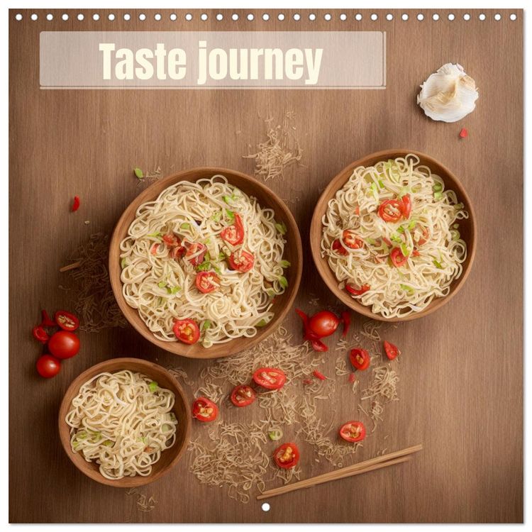 Produktbild: Taste journey (Wall Calendar 2026 12 &times; 12 Inch) CALVENDO 12 Month Wall Calendar