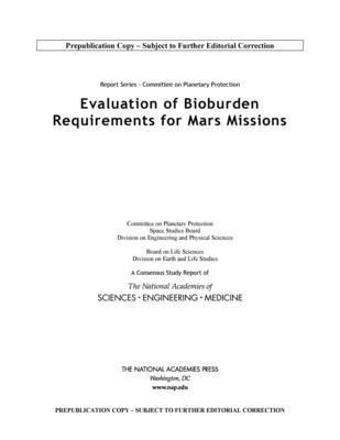 Produktbild: Report Series: Committee on Planetary Protection