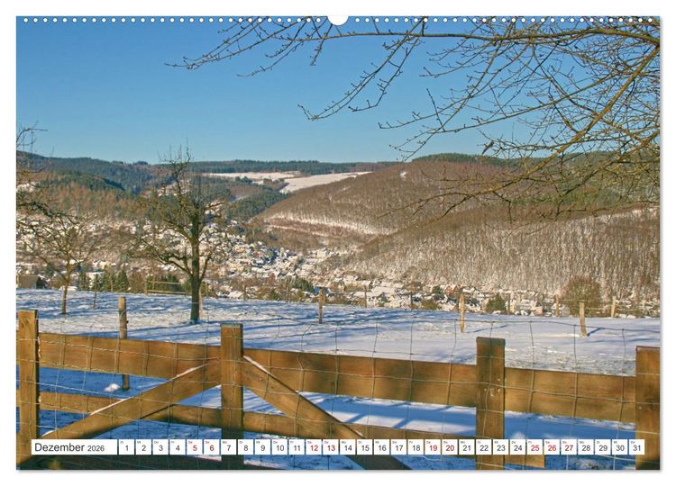 Produktbild: Neunkirchen im Siegerland (hochwertiger Premium Wandkalender 2026 DIN A2 quer), Kunstdruck in Hochglanz