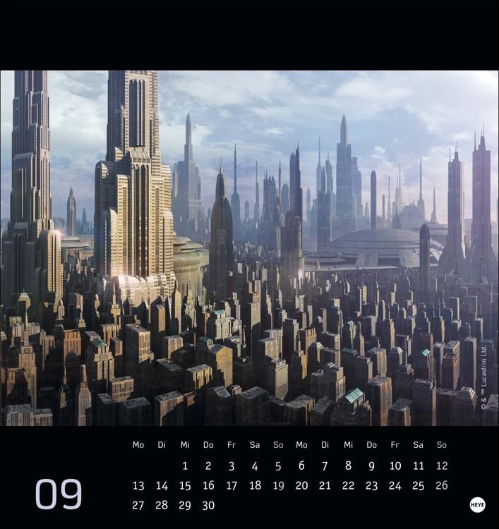 Produktbild: Star Wars Postkartenkalender 2027