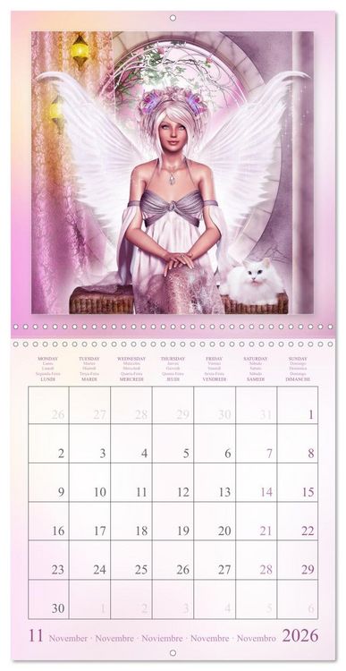 Produktbild: Heavenly Angels (Wall Calendar 2026 12 &times; 12 Inch) CALVENDO 12 Month Wall Calendar