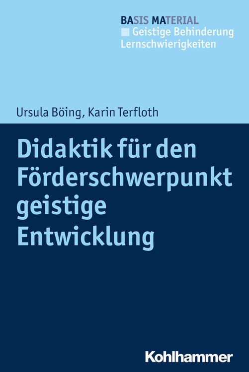 Produktbild: Didaktik f&uuml;r den F&ouml;rderschwerpunkt geistige Entwicklung