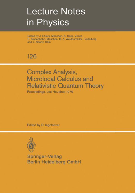 Produktbild: Complex Analysis, Microlocal Calculus and Relativistic Quantum Theory