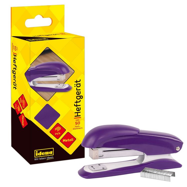 Produktbild: Idena Heftger&auml;t lila 13cm bis 20 Blatt