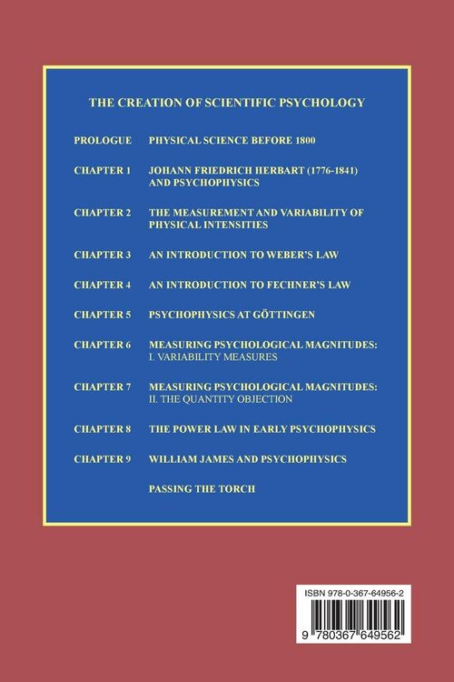 Produktbild: The Creation of Scientific Psychology
