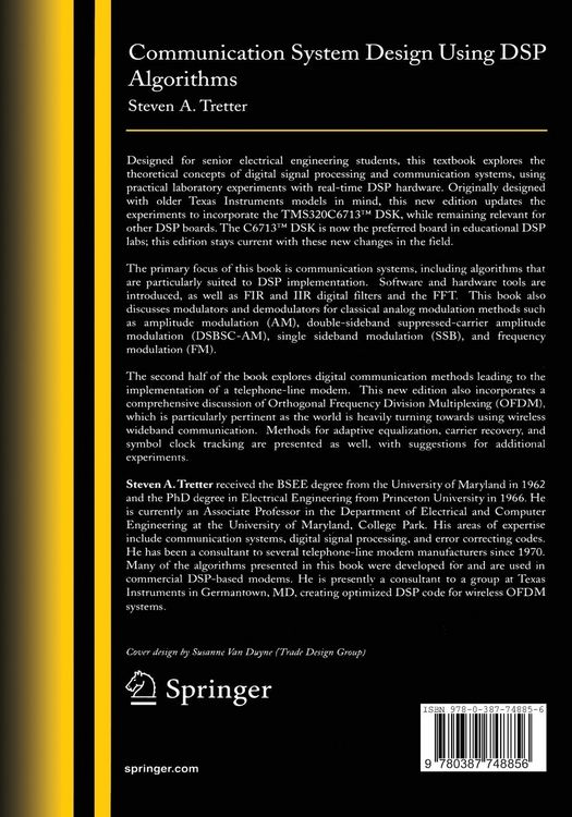 Produktbild: Communication System Design Using DSP Algorithms