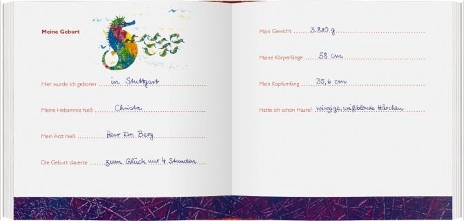 Produktbild: Die kleine Raupe Nimmersatt - Mein Babyalbum - Rot