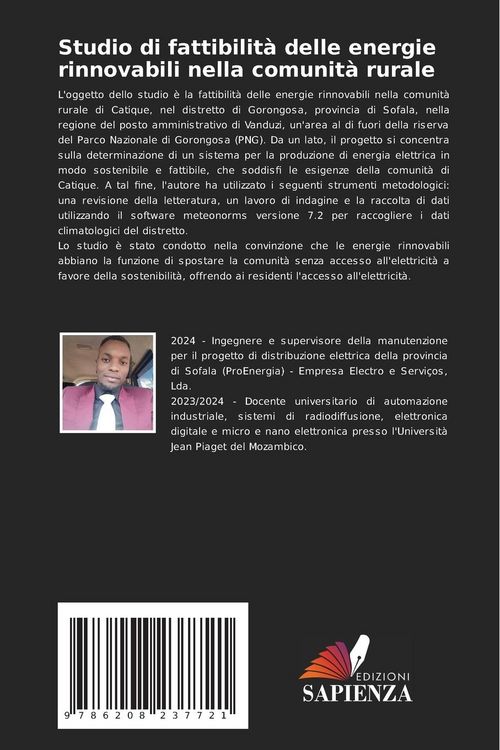 Produktbild: Studio di fattibilit&agrave; delle energie rinnovabili nella comunit&agrave; rurale