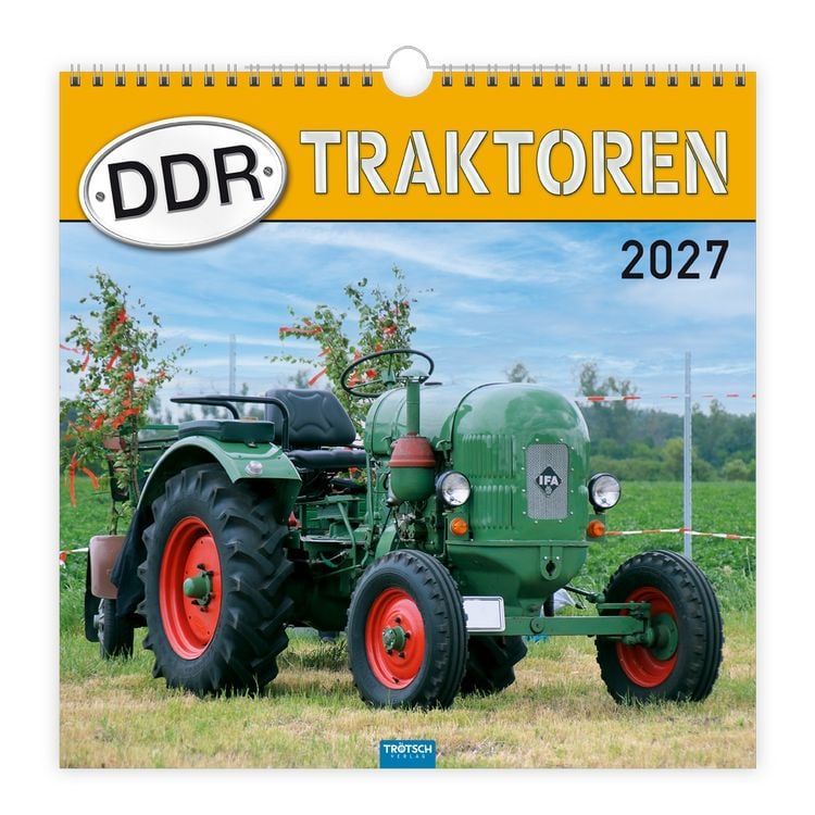 Produktbild: TR&Ouml;TSCH - Technikkalender DDR-Traktoren 2027