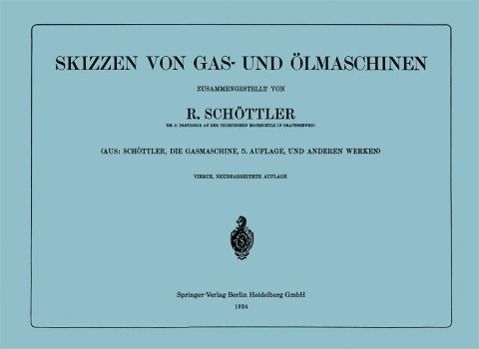 Produktbild: Skizzen von Gas- und &Ouml;lmaschinen