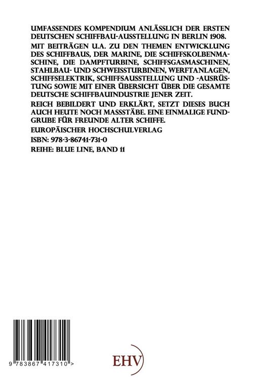 Produktbild: Deutscher Schiffbau 1908