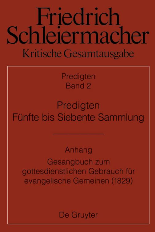 Produktbild: Predigten. F&uuml;nfte bis Siebente Sammlung (1826-1833)