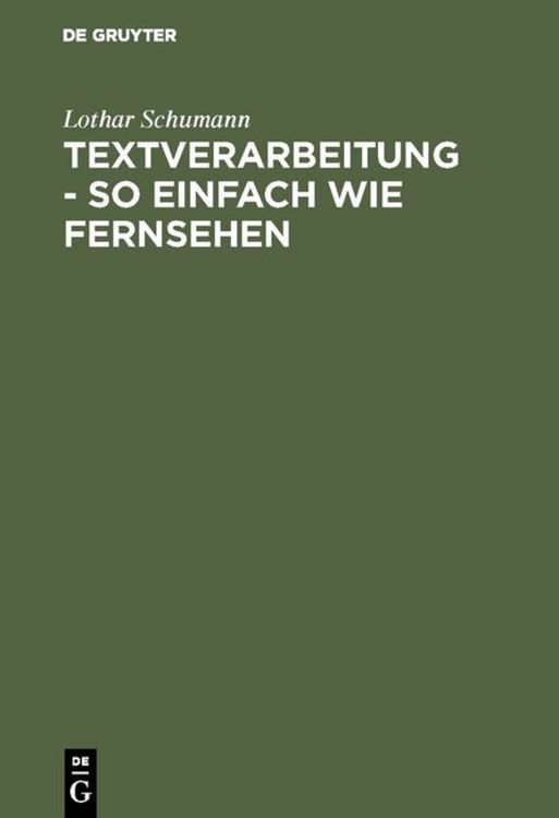Produktbild: Textverarbeitung - so einfach wie Fernsehen