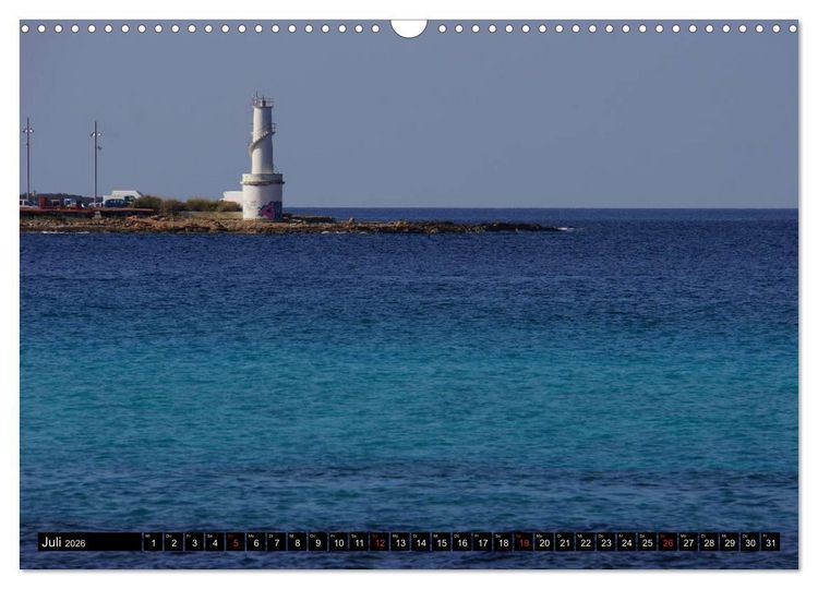Produktbild: Formentera - Mittelmeerinsel voller Magie (Wandkalender 2026 DIN A3 quer), CALVENDO Monatskalender