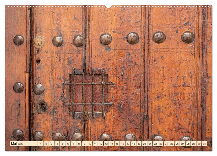 Produktbild: Andalusische T&uuml;ren (Wandkalender 2026 DIN A2 quer), CALVENDO Monatskalender