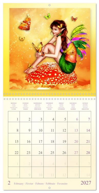 Produktbild: Twinkling Fairies (Wall Calendar 2027 12 &times; 12 Inch) CALVENDO 12 Month Wall Calendar
