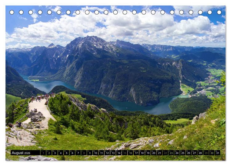 Produktbild: St. Bartholom&auml; und der K&ouml;nigssee (Tischkalender 2026 DIN A5 quer), CALVENDO Monatskalender