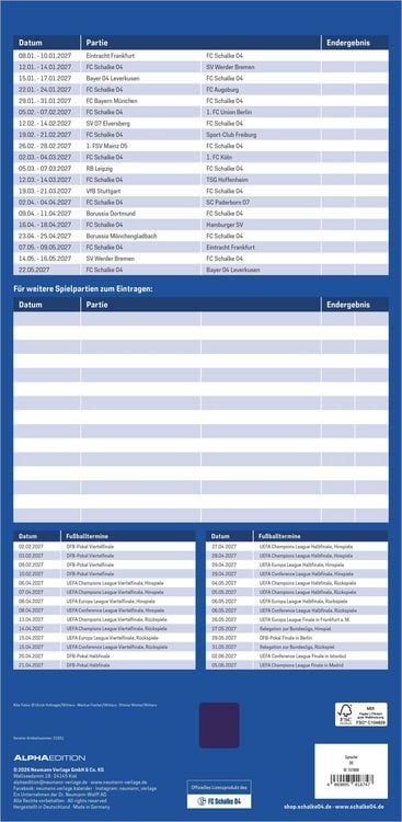 Produktbild: FC Schalke 04 2027