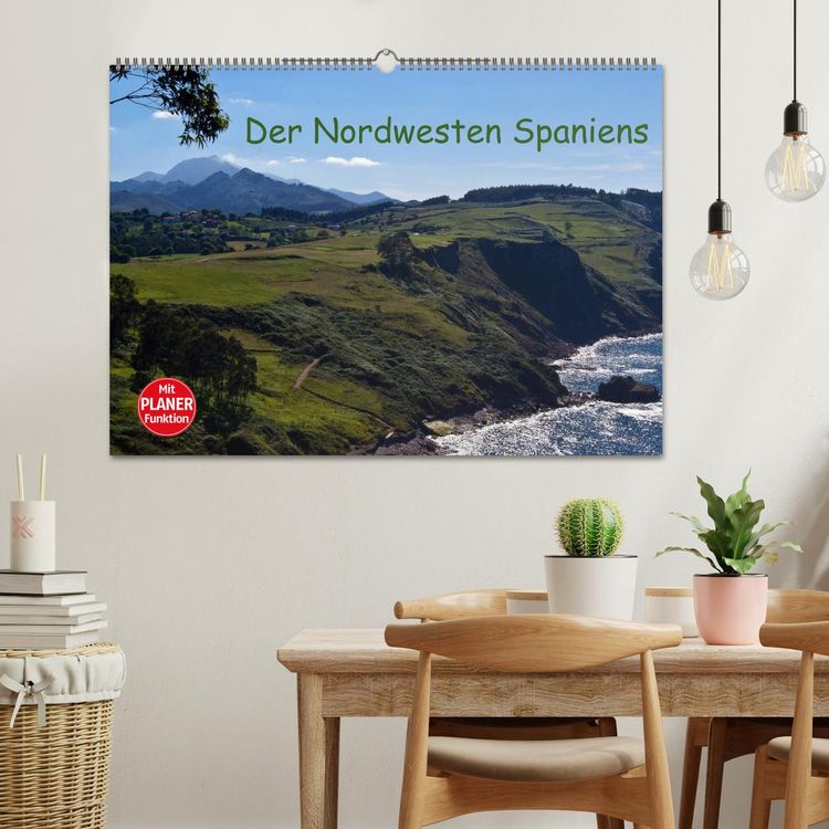 Produktbild: Der Nordwesten Spaniens (Wandkalender 2026 DIN A2 quer), CALVENDO Monatskalender