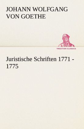 Produktbild: Juristische Schriften 1771 - 1775
