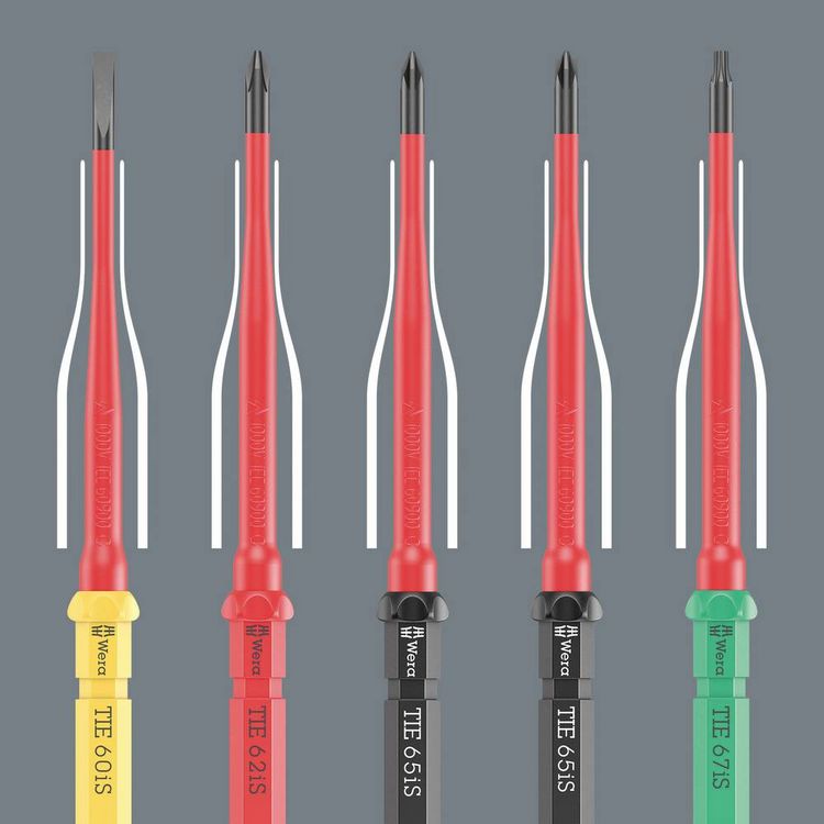 Produktbild: Wera Kraftform Kompakt VDE 60 iS 1,0 x 5,5 x 157mm TIE Elektriker Schlitz Wechselklinge 5.5mm