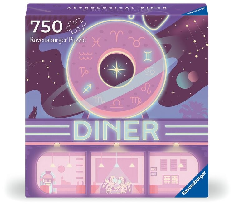 Produktbild: Erwachsenenpuzzle 750 Teile Art&Soul Collection - Astrological Diner