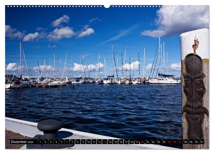 Produktbild: Barth - Idyll zwischen Bodden und Ostsee (Wandkalender 2026 DIN A2 quer), CALVENDO Monatskalender