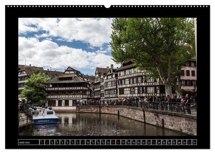 Produktbild: Strasbourg La Petite France (Calendrier mural 2026 DIN A2 vertical) calendrier de bureau