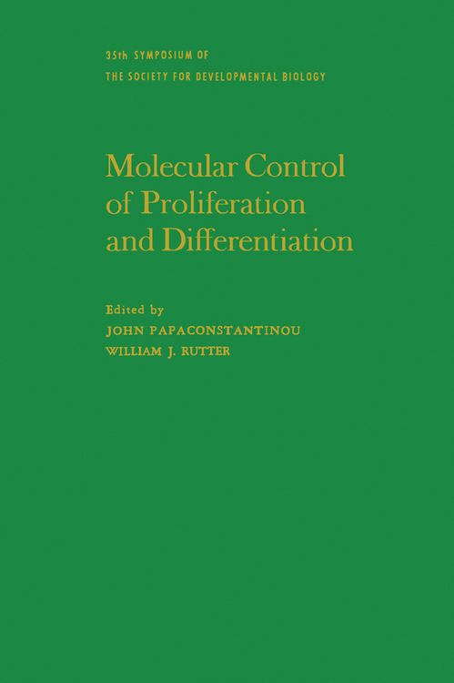 Produktbild: Molecular Control of Proliferation and Differentiation