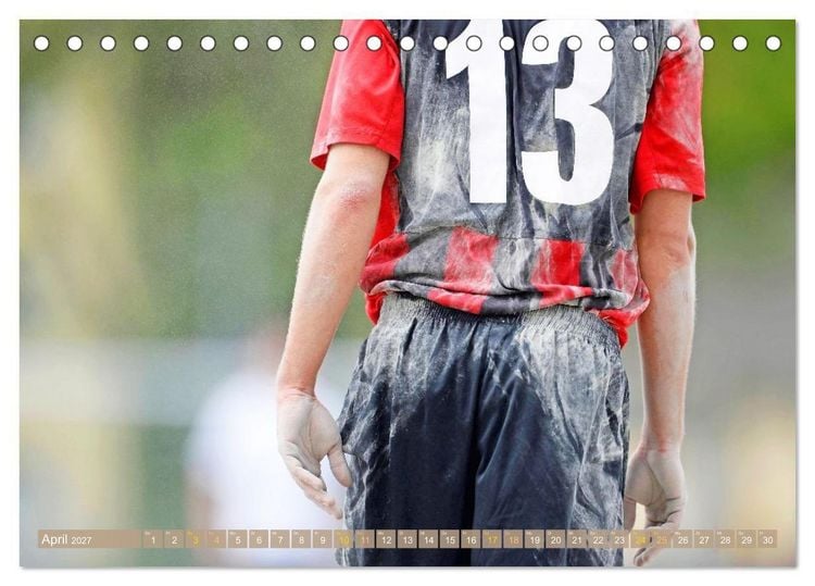 Produktbild: Ich liebe Fu&szlig;ball (Tischkalender 2027 DIN A5 quer), CALVENDO Monatskalender