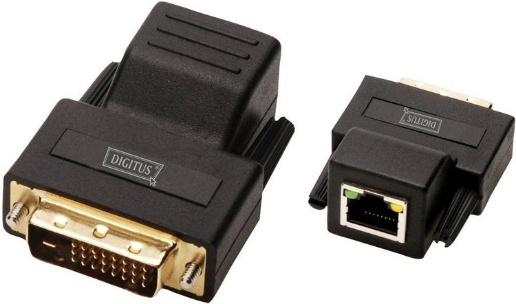 Produktbild: Digitus DS-54101 DVI Extender (Verl&auml;ngerung) &uuml;ber Netzwerkkabel RJ45 75m
