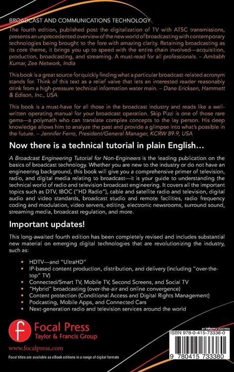Produktbild: A Broadcast Engineering Tutorial for Non-Engineers