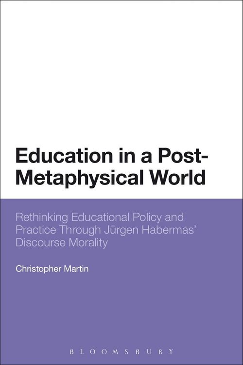 Produktbild: Education in a Post-Metaphysical World