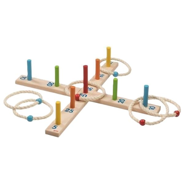 Produktbild: Ringwurfspiel mit 6 Sisalringen