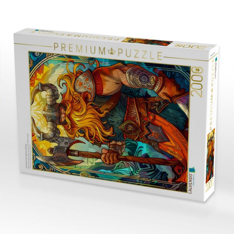 Produktbild: CALVENDO Puzzle Schlachtruf der Tapferen Wikinger | 2000 Teile Lege-Gr&ouml;&szlig;e 90x67cm Foto-Puzzle f&uuml;r gl&uuml;ckliche Stunden
