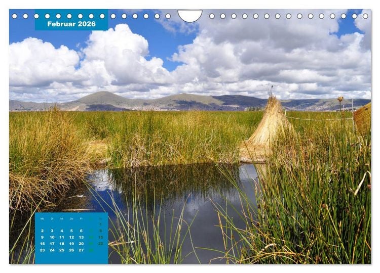Produktbild: Erlebe mit mir das unverwechselbare Peru (Wandkalender 2026 DIN A4 quer), CALVENDO Monatskalender