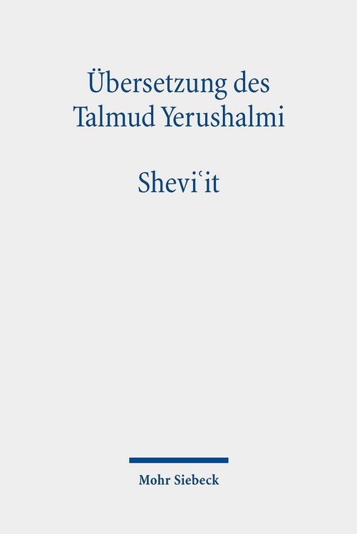Produktbild: &Uuml;bersetzung des Talmud Yerushalmi