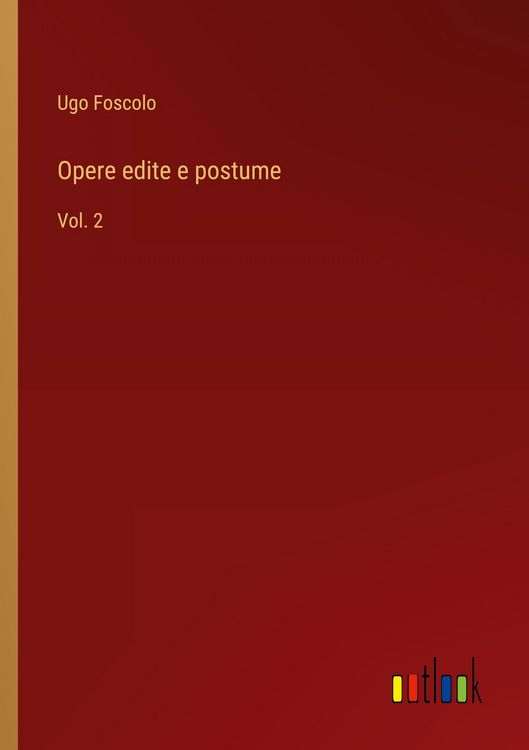 Produktbild: Opere edite e postume