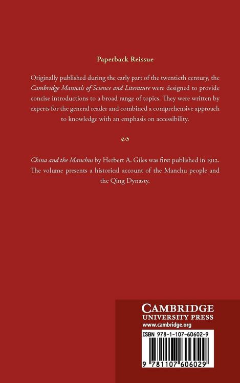 Produktbild: China and the Manchus