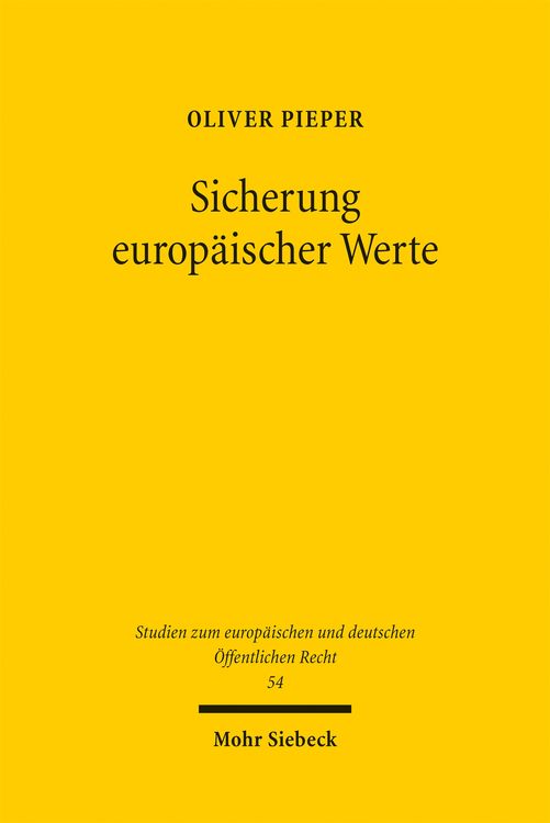Produktbild: Sicherung europ&auml;ischer Werte