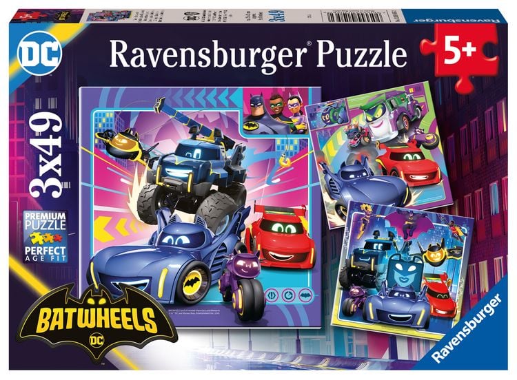 Produktbild: Kinderpuzzle 3x49 Teile - Batwheels - An alle Batwheels!