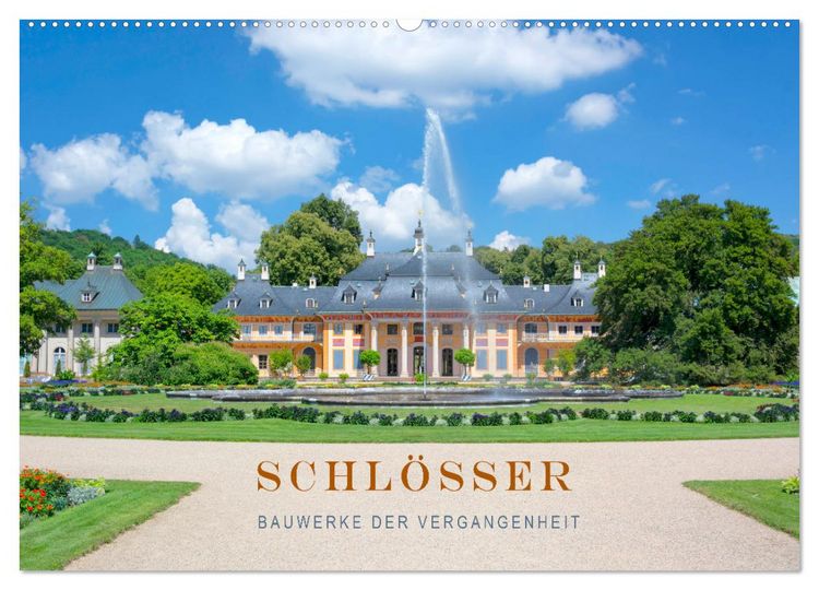 Produktbild: Schl&ouml;sser - Bauwerke der Vergangenheit (Wandkalender 2026 DIN A2 quer), CALVENDO Monatskalender