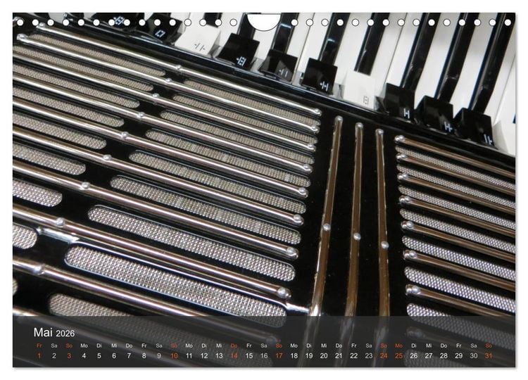 Produktbild: Instrumenten Perspektiven (Wandkalender 2026 DIN A4 quer), CALVENDO Monatskalender