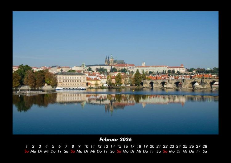 Produktbild: Prag 2026 Fotokalender DIN A3