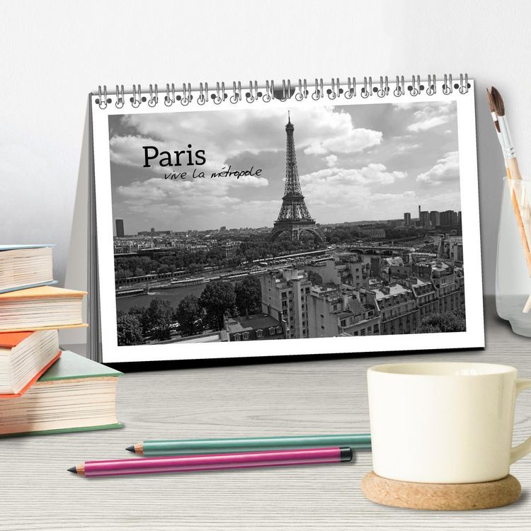 Produktbild: Paris vive la m&eacute;tropole (Tischkalender 2026 DIN A5 quer), CALVENDO Monatskalender
