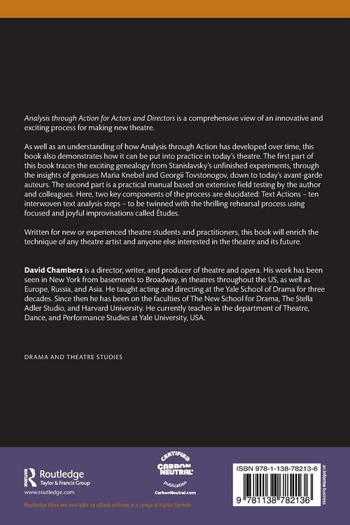 Produktbild: Analysis through Action for Actors and Directors