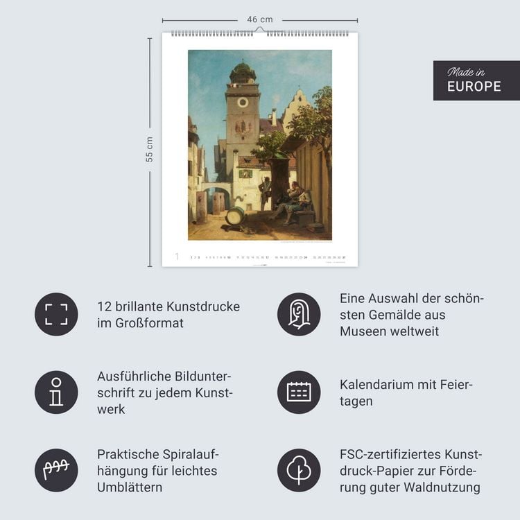 Produktbild: Carl Spitzweg Edition Kalender 2027