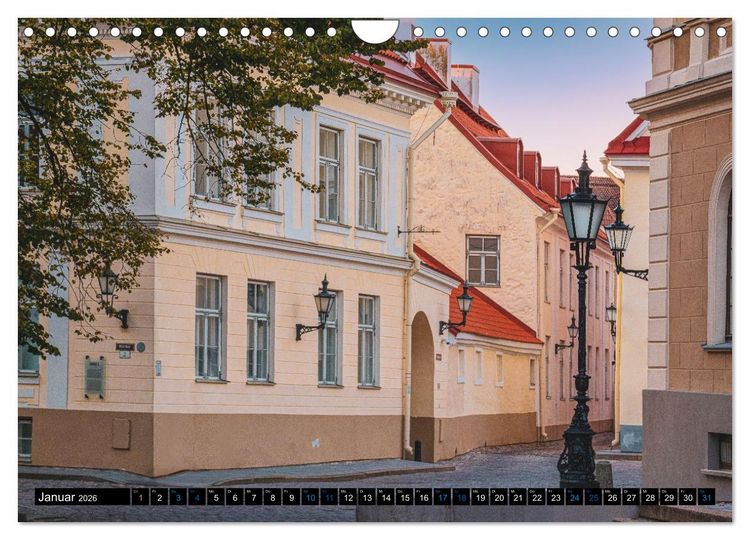 Produktbild: Nordischer Glanz &ndash; Tallinn - Riga - Vilnius (Wandkalender 2026 DIN A4 quer), CALVENDO Monatskalender